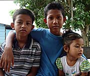 Malayan Kids on Pangkor Island
