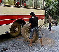 Asienreisender - Breakdown in Laos