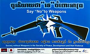 Disarmament in Cambodia by Asienreisender