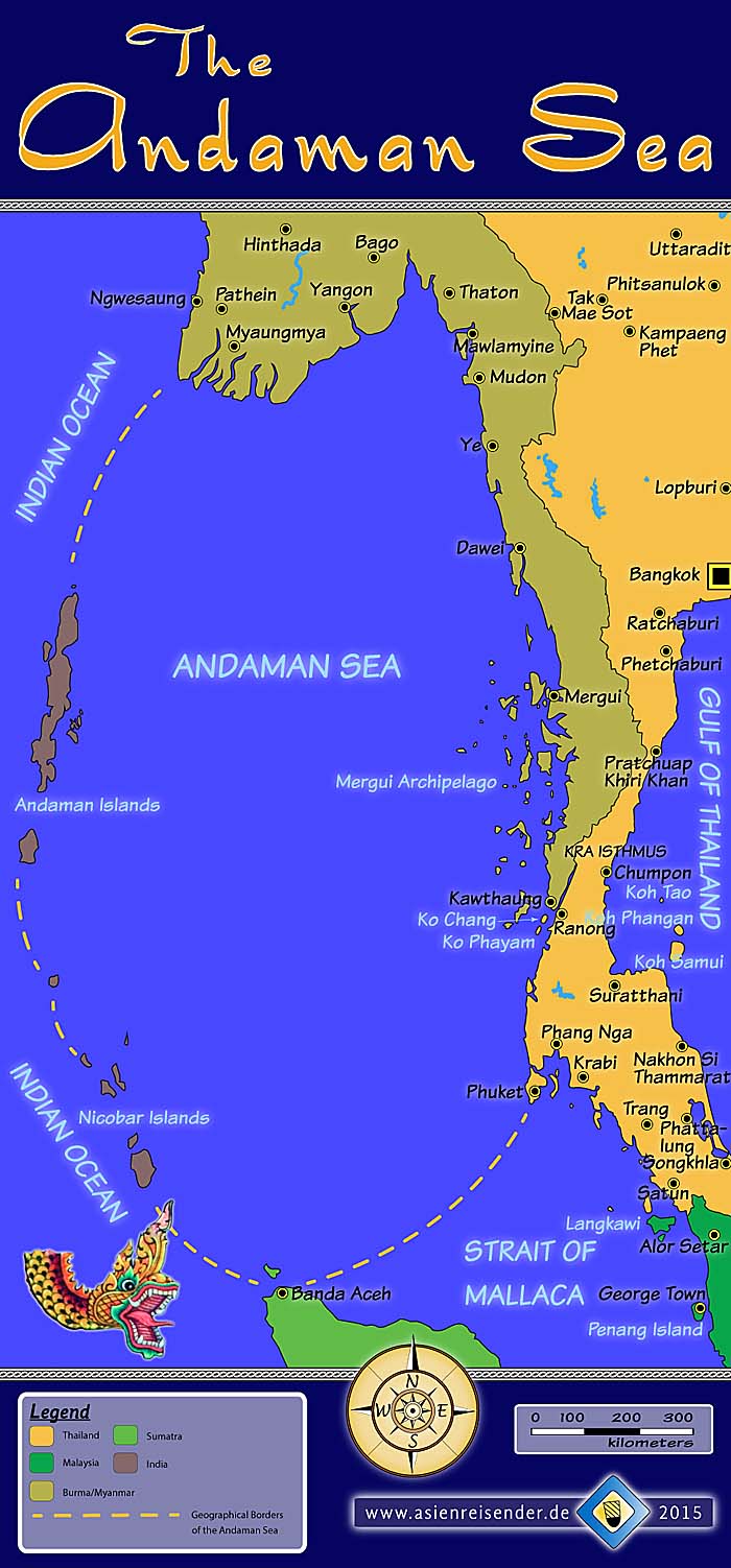 'Map of the Andaman Sea' by Asienreisender