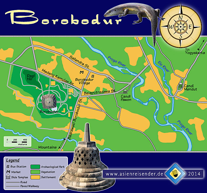 'Map of Borobodur' by Asienreisender