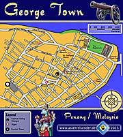 'Thumbnail Map of George Town' by Asienreisender