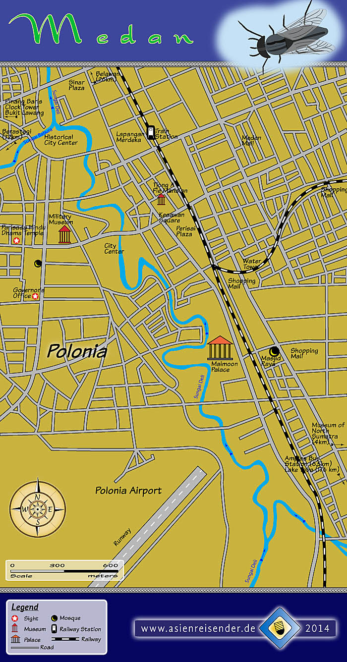 'Map of Medan' by Asienreisender