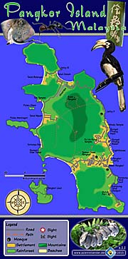 'Thumbnail -Map of Pangkor Island-' by Asienreisender