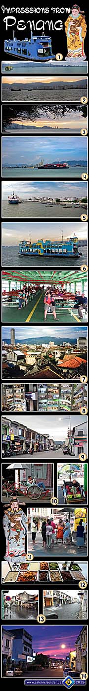 Thumbnail Photocomposition 'Impressions from George Town / Penang' by Asienreisender