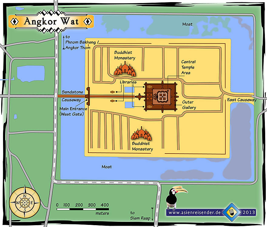 'Interactive Map of Angkor Wat' by Asienreisender