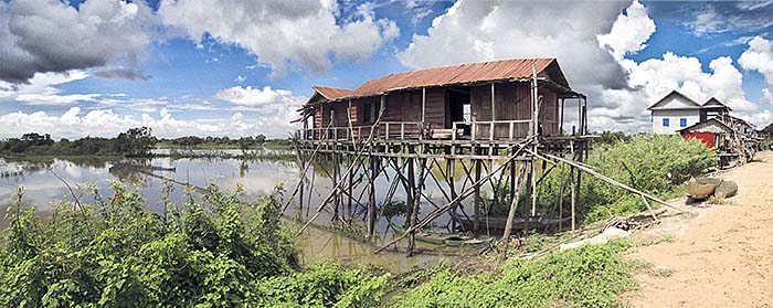 'Stilt House at the Shore of Tonle Sap Lake' by Asienreisender