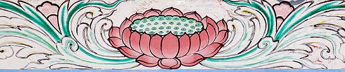 'Lotus Painting in a Chinese Temple in Isan' by Asienreisender