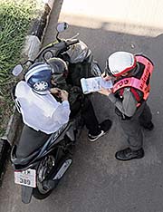 'Traffic Police, Writing a Ticket' by Asienreisender