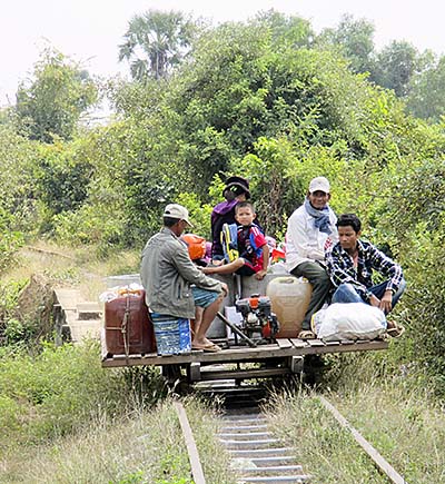 'A Bamboo Train at Pursat' by Asienreisender