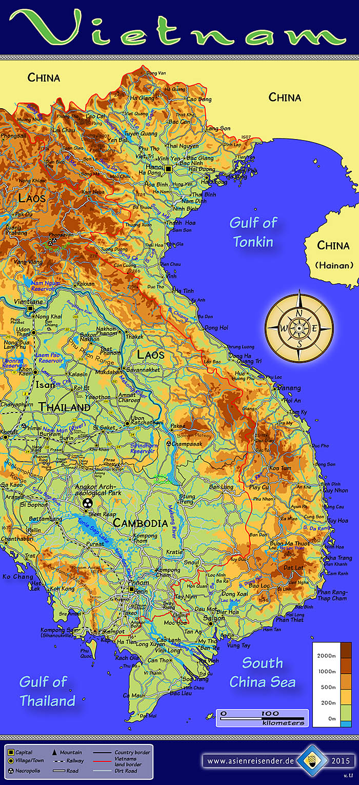 'Map of Vietnam' by Asienreisender