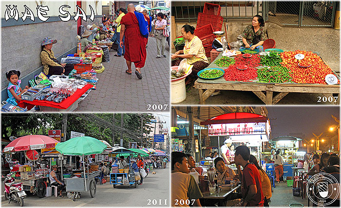 'Street Vendors in Mae Sai' by Asienreisender