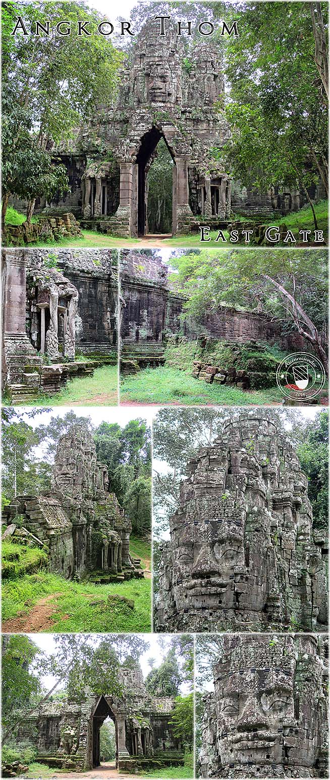 'Angkor Thom | East Gate | East Gopura' by Asienreisender