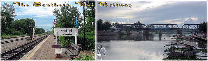 'The Southern Thai Railway at Ratchaburi' by Asienreisender