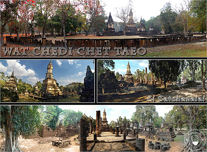 'Wat Chedi Chet Taeo | Si Satchanalai' by Asienreisender