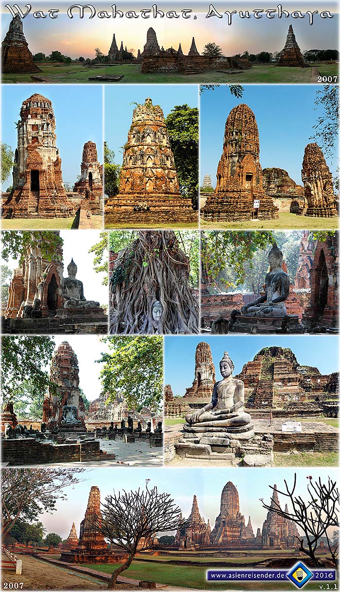 'Wat Mahathat, Ayutthaya' by Asienreisender