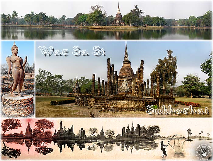 'Wat Sa Si | Sukhothai' by Asienreisender