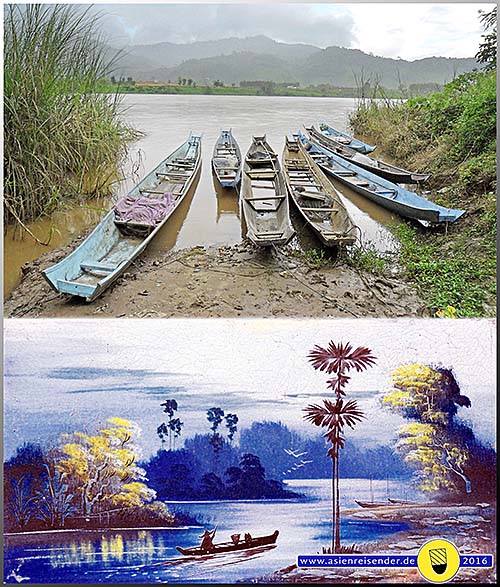 'Riverboats as a Traditional Mean of Transport in Lanna' by Asienreisender