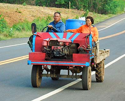 'Peasants on a Farmer's Vehicle' by Asienreisender