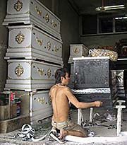 'A Coffinmaker in Thonburi' by Asienreisender