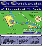 Thumbnail 'Map of Si Satchanalai Historical Park' by Asienreisender